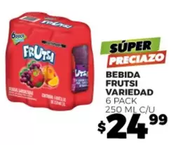 Oferta de Frutsi - Bebida  por $24.99 en Merco