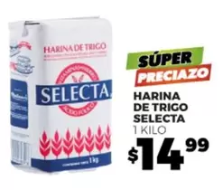 Oferta de Selecta - Harina De Trigo por $14.99 en Merco