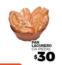 Oferta de Pan Lagunero por $30 en Merco
