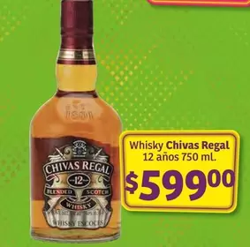 Oferta de Chivas Regal - Whisky 12 anos por $599 en Soriana Híper