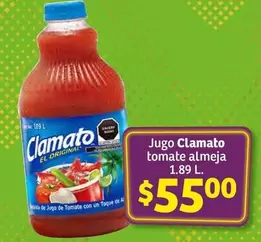 Oferta de Clamato - Jugo Tomate Almeja por $55 en Soriana Híper