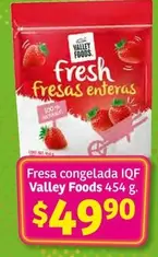 Oferta de Fresh - Fresa Congelada IQF Valley Foods por $49.9 en Soriana Híper