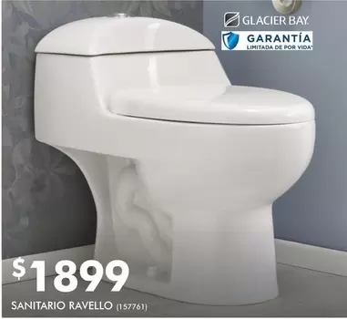 Oferta de Glacier Bay - Sanitario Ravello por $1899 en The Home Depot
