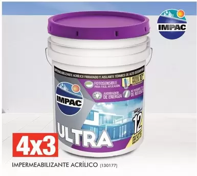 Oferta de Impac - Impermeabilizante Acrílico en The Home Depot