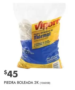 Oferta de Piedra Boleada 2K por $45 en The Home Depot