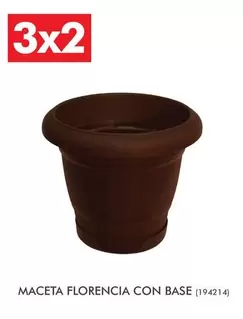 Oferta de Maceta Florencia Con Base en The Home Depot