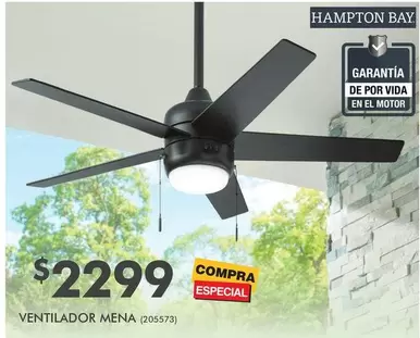 Oferta de Ventilador Mena por $2299 en The Home Depot