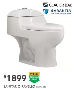 Oferta de Glacier Bay - Sanitario Ravello por $1899 en The Home Depot