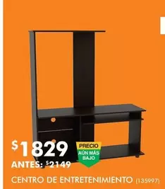 Oferta de Centro De Entretenimiento por $1829 en The Home Depot