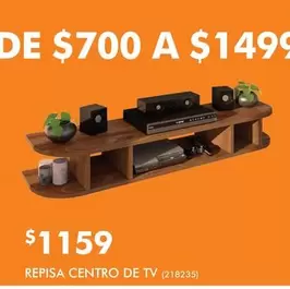 Oferta de Repisa Centro De Tv por $1159 en The Home Depot