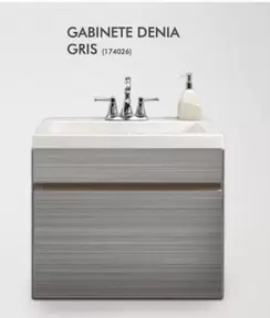 Oferta de Gabinete Denia Gris  por $3699 en The Home Depot
