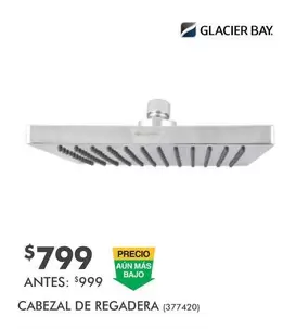 Oferta de Glacier Bay - Cabezal De Regadera por $799 en The Home Depot