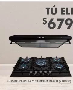 Oferta de Supra - Compo Parrilla Y Campana Black por $6799 en The Home Depot