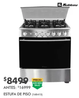 Oferta de Koblenz - Estufa De Piso por $8499 en The Home Depot