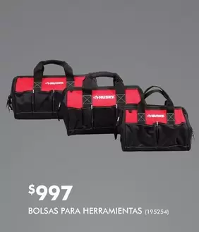 Oferta de Bolsas Para Herramientas por $997 en The Home Depot