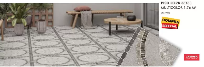 Oferta de Lamosa - Piso Leira en The Home Depot