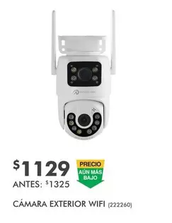 Oferta de Cámara Exterior Wifi por $1129 en The Home Depot