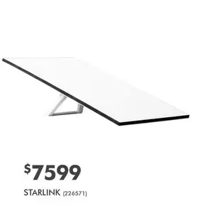 Oferta de Starlink por $7599 en The Home Depot