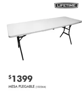 Oferta de Lifetime - Mesa Plegable por $1399 en The Home Depot
