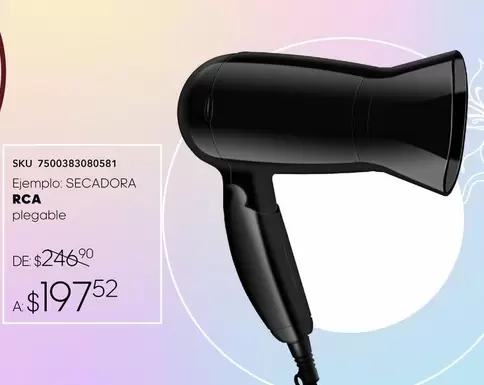 Oferta de RCA - Secadora por $197.52 en Del Sol