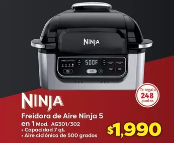 Oferta de AIRE - Freidora De Aire 5 por $1990 en Soriana Híper