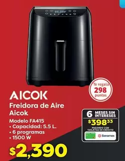Oferta de AIRE - Freidora De Aire por $2390 en Soriana Híper