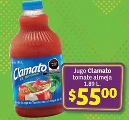Oferta de Clamato - Jugo Tomate Almeja por $55 en Soriana Híper