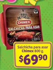 Oferta de Chimex - Salchicha Para Asar por $69.9 en Soriana Híper