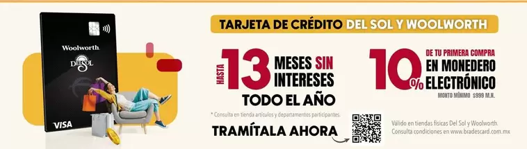 Oferta de Woolworth - Meses Sin Interees en Del Sol