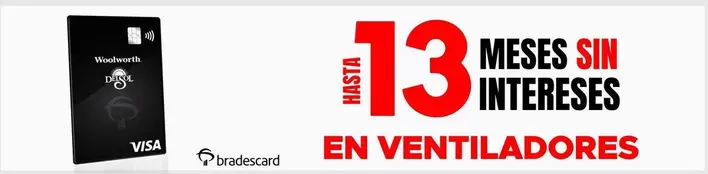 Oferta de Woolworth - Meses Sin Intereses en Del Sol