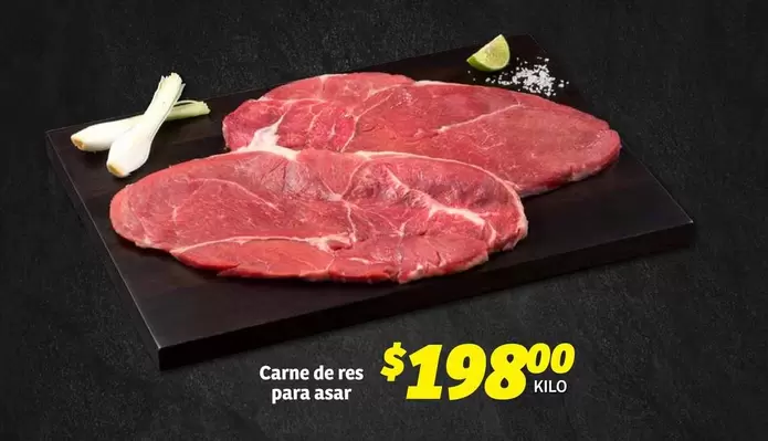 Oferta de Carne De Res Para Asar por $198 en Soriana Híper