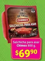 Oferta de Chimex - Salchicha Para Asar por $69.9 en Soriana Híper