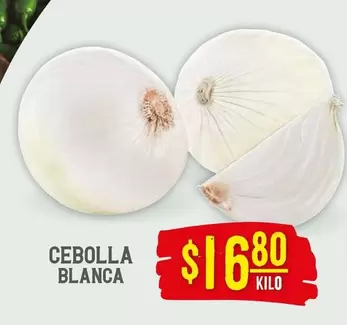 Oferta de Cebolla Blanca por $16.8 en Soriana Híper