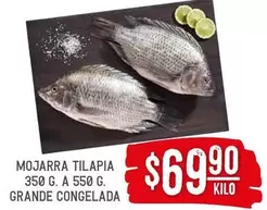 Oferta de Mojarra Tilapia por $69.9 en Soriana Híper