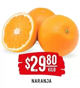 Oferta de Naranja por $29.8 en Soriana Híper